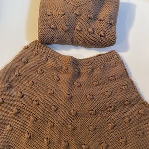 Beautiful cotton skirt and sweater